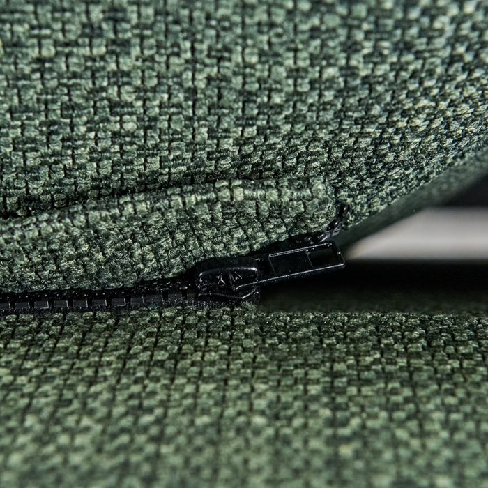 Letto matrimoniale ad acqua tessuto bouclè verde scuro 180 x 200 cm camera da letto moderna
