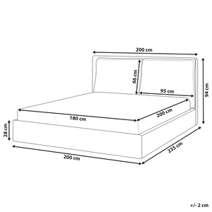 Letto matrimoniale ad acqua tessuto bouclè verde scuro 180 x 200 cm camera da letto moderna