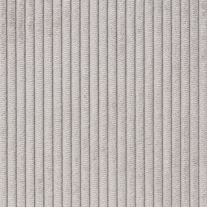 Poltrona imbottita componibile 1 posto velluto a coste tortora con gambe nere Stile moderno