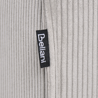 Divano angolare modulo 1 posto in velluto tortora gambe nere lato destro Soggiorno moderno