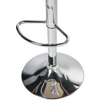 Set di 2 sgabelli da bar girevoli in tessuto tortora con seduta imbottita stile moderno