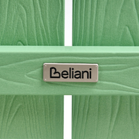 Panchina da giardino in legno plastico verde chiaro 2 posti Mobili da giardino tradizionali