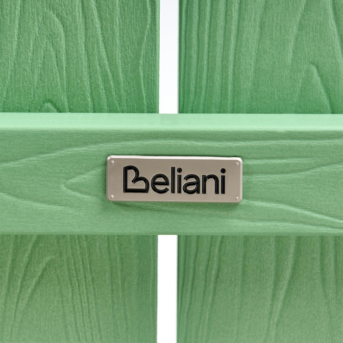 Panchina da giardino in legno plastico verde chiaro 2 posti Mobili da giardino tradizionali