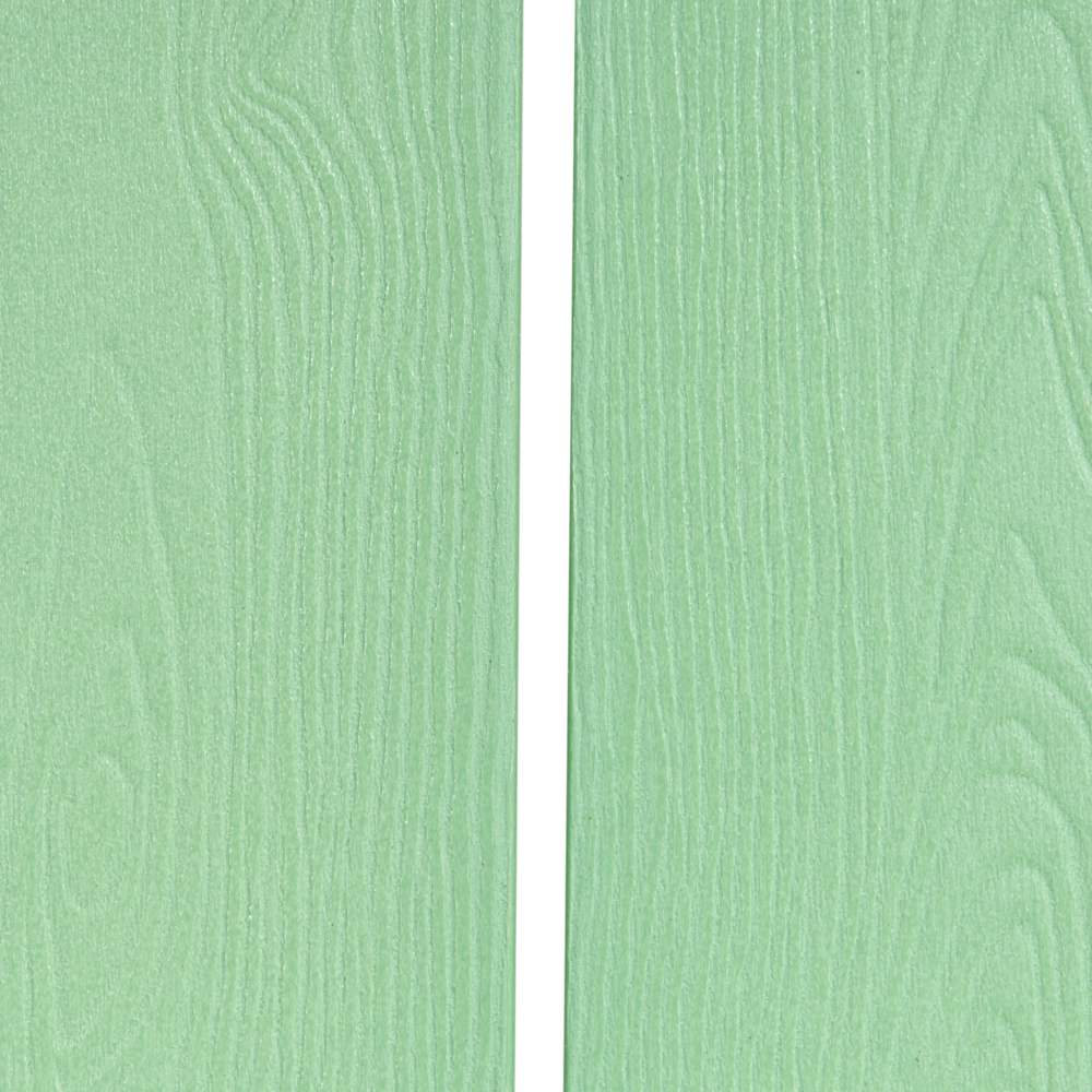 Panchina da giardino in legno plastico verde chiaro 2 posti Mobili da giardino tradizionali