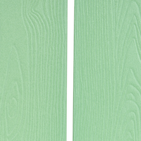 Panchina da giardino in legno plastico verde chiaro 2 posti Mobili da giardino tradizionali