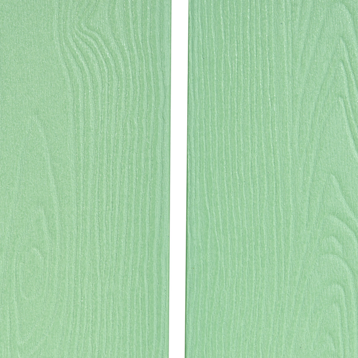 Panchina da giardino in legno plastico verde chiaro 2 posti Mobili da giardino tradizionali