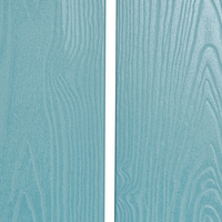 Panchina da giardino in legno plastico azzurro 2 posti Mobili da giardino tradizionali