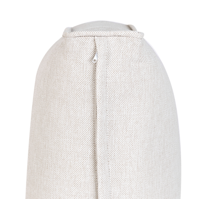 Set di copricuscini per esterni Beige Tessuto Divano Seduta Schienale Lato Federe