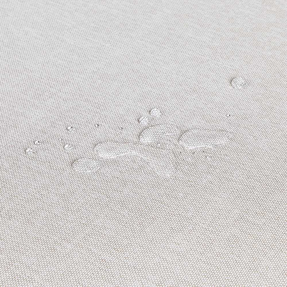 Set di copricuscini per esterni Beige Tessuto Divano Seduta Schienale Lato Federe