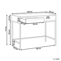 Console a 2 cassetti Mobile contenitore Design scanalato Legno ingegnerizzato MDF Bianco