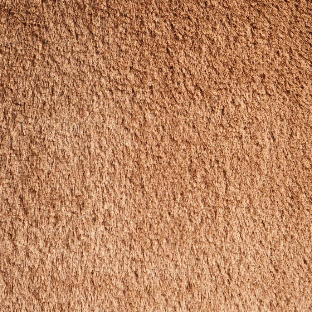 Sgabello imbottito moderno in bouclé marrone panca da letto sgabello