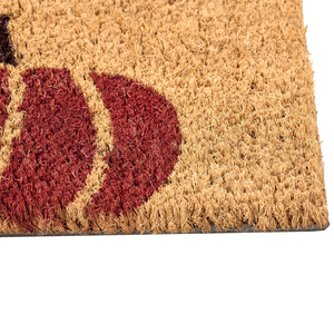 Zerbino di benvenuto in fibra di cocco antiscivolo 60 x 90 cm con retro in PVC Motivo zucca Multicolore