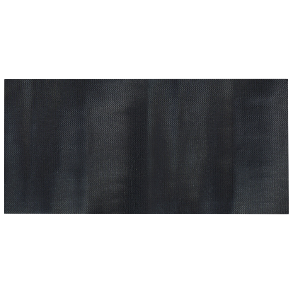 Zerbino in fibra di cocco naturale con fondo in gomma 55 x 120 cm con decorazione antiscivolo e motivo a coniglio.