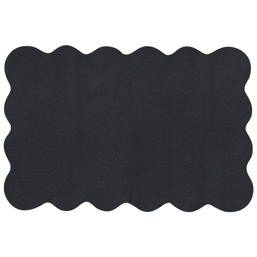 Zerbino in cocco naturale con fondo in gomma 60 x 90 cm Decorazione antiscivolo Design ondulato Tappeto di benvenuto