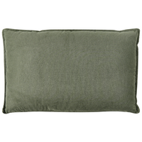 Divano in tessuto verde Rivestimento a basso profilo Seduta larga e profonda Schienale imbottito Moderno Accogliente