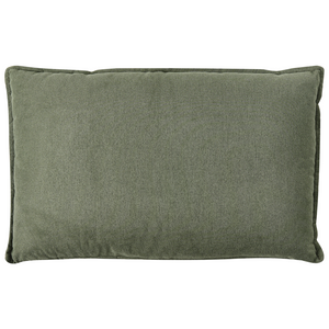 Divano in tessuto verde Rivestimento a basso profilo Seduta larga e profonda Schienale imbottito Moderno Accogliente