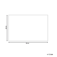 Zerbino di benvenuto in fibra di cocco antiscivolo 60 x 90 cm con supporto in PVC multicolore