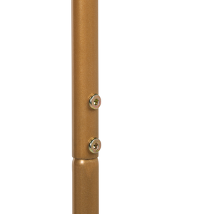 Appendiabiti in acciaio nero da 174 cm indipendente con struttura in metallo stile industriale moderno oro