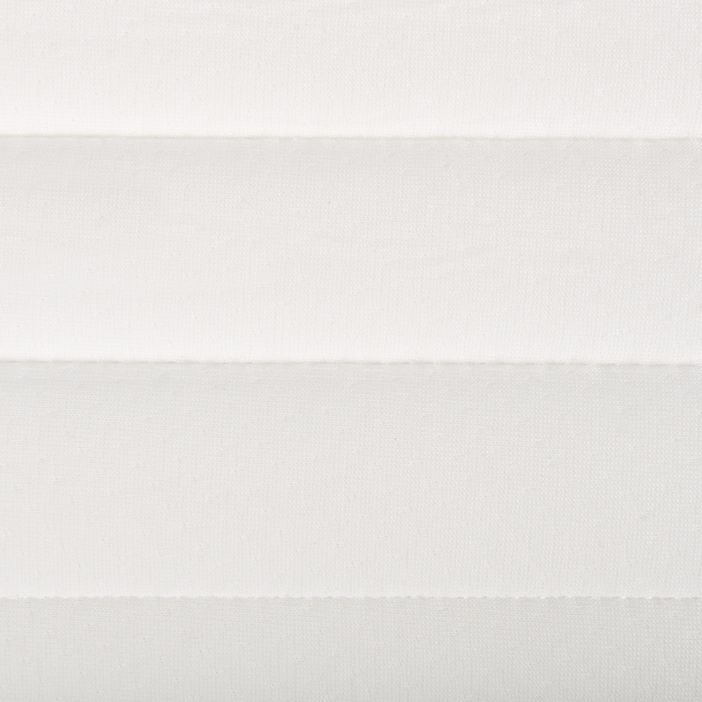 Materasso matrimoniale 120 x 200 cm in schiuma e rivestimento sfoderabile in poliestere con cerniera bianco