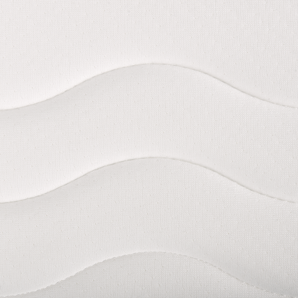 Materasso matrimoniale Memory Foam Imbottitura Poliestere Sfoderabile Bianco 120 x 200 cm massimo comfort