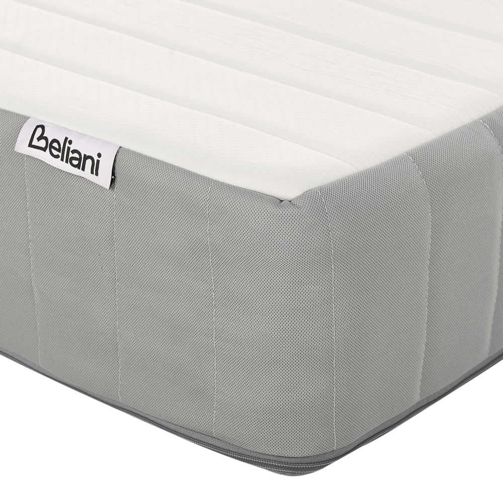 Materasso a molle insacchettate EU matrimoniale con maniglie imbottitura in memory foam rivestimento rimovibile 120 x 200 cm Rigidità media Design moderno trapuntato