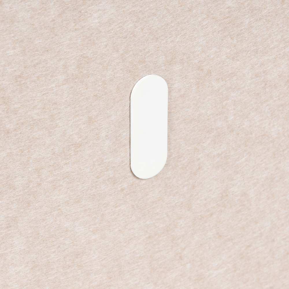 Pannello acustico in tessuto Imbottito 130 x 60 cm beige per scrivania tavolo ufficio