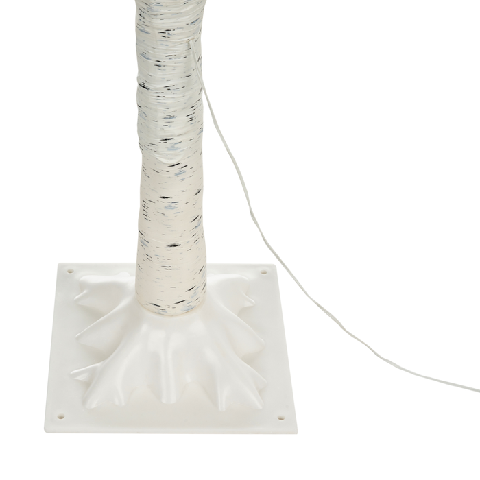 Albero di Natale Bianco PE 180 cm Luci LED Artificiali Moderno Scandinavo Outdoor & Indoor