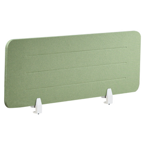 Pannello divisorio Verde Copertura in tessuto 120 x 40 cm Schermo acustico Morsetti di montaggio modulari Casa Ufficio