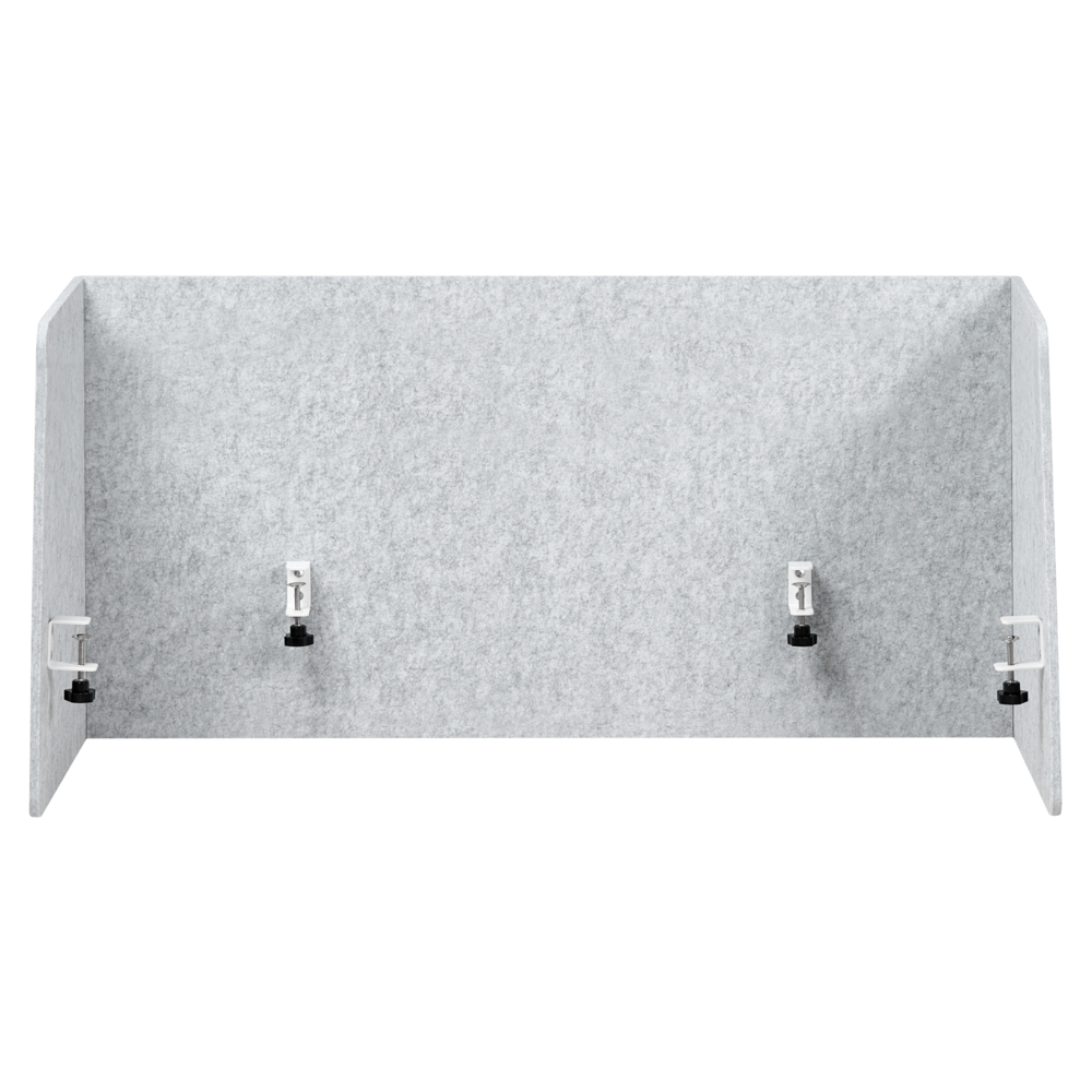 Pannello acustico in tessuto Imbottito 120 x 60 cm Grigio tavolo ufficio