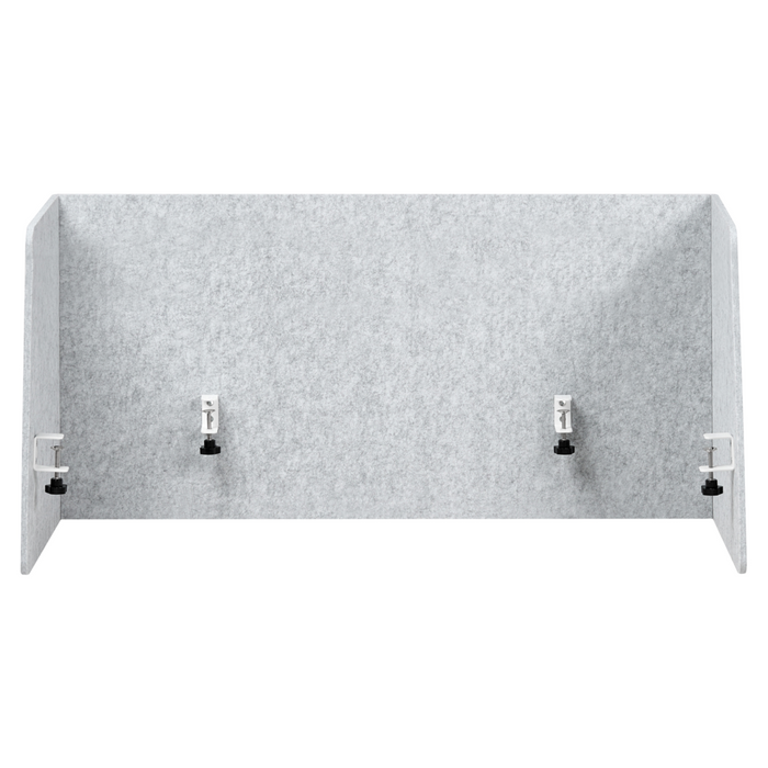 Pannello acustico in tessuto Imbottito 120 x 60 cm Grigio tavolo ufficio