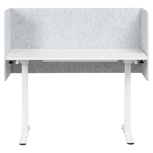 Pannello acustico in tessuto Imbottito 120 x 60 cm Grigio tavolo ufficio
