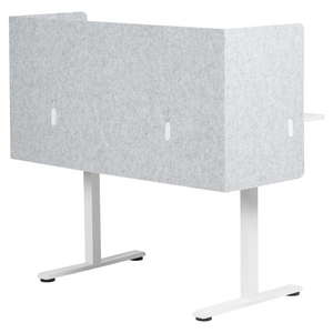 Pannello acustico in tessuto Imbottito 120 x 60 cm Grigio tavolo ufficio