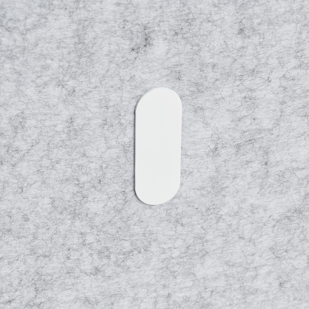 Pannello acustico in tessuto Imbottito 120 x 60 cm Grigio tavolo ufficio