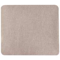 Divano da giardino a 3 posti con cuscini rivestimento in olefina idrorepellente e resistente ai raggi UV colore beige lato sinistro