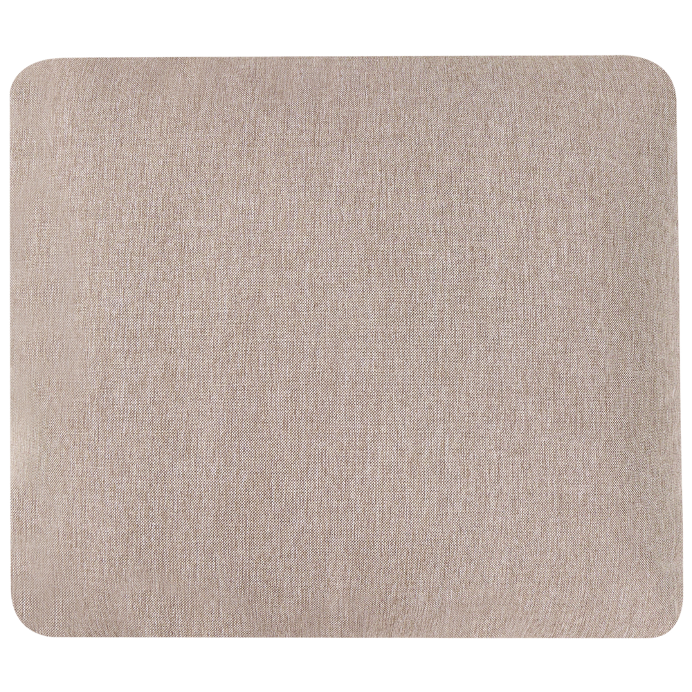 Divano da giardino a 3 posti con cuscini rivestimento in olefina idrorepellente e resistente ai raggi UV colore beige lato destro