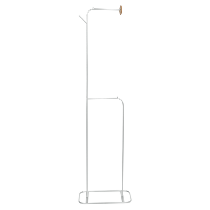 Appendiabiti in ferro argento in metallo da 171 cm