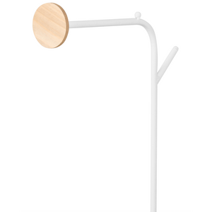 Appendiabiti in ferro bianco in metallo da 171 cm