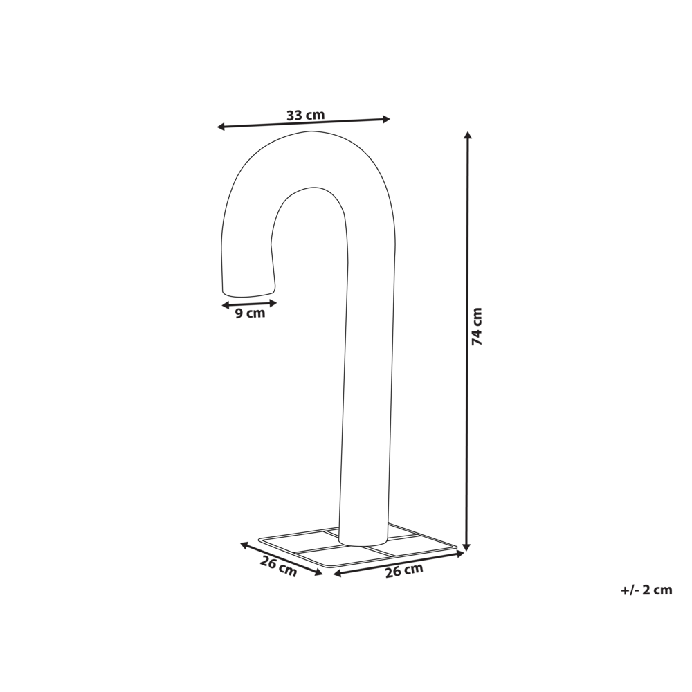 Decorazione natalizia da esterno a LED Candy Cane 74 cm Ornamento natalizio da giardino illuminato oro