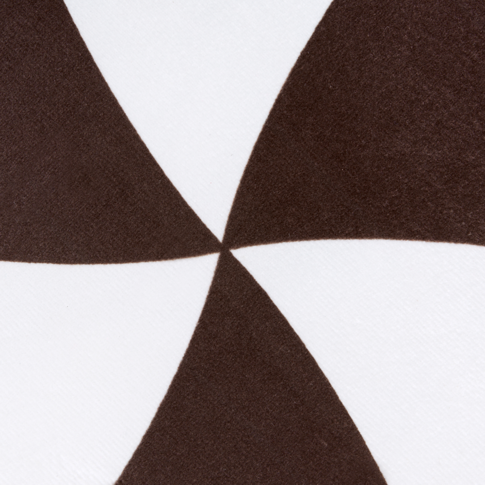 Set di 2 cuscini in tessuto marrone con motivo natalizio accessorio decorativo 60 x 60 cm