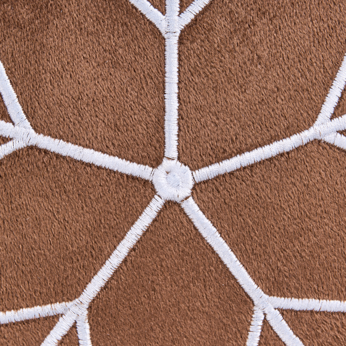 Set di 3 cuscini in velluto con motivo natalizio Pan di zenzero rosso accessorio decorativo 40 x 40 cm 60 x 40 cm 70 x 35 cm