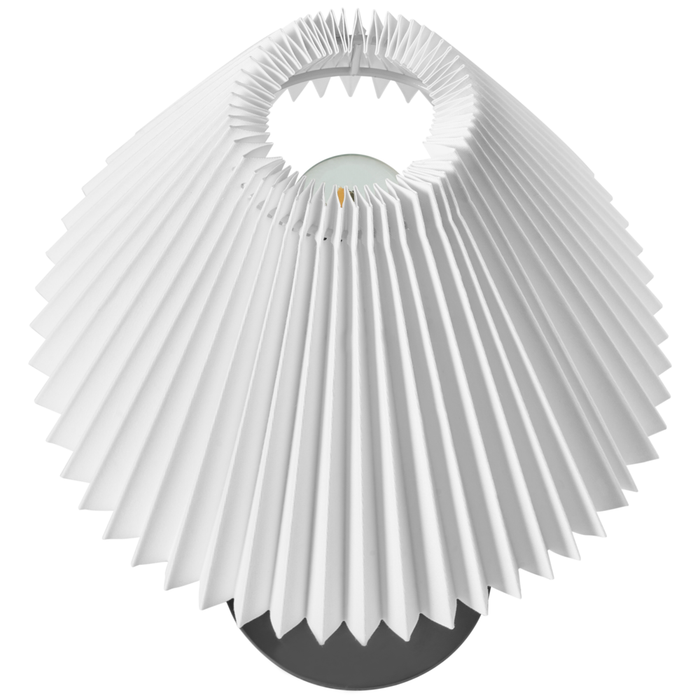 Lampada da tavolo industriale con paralume in tessuto e base in legno di gomma bianco naturale Aligide