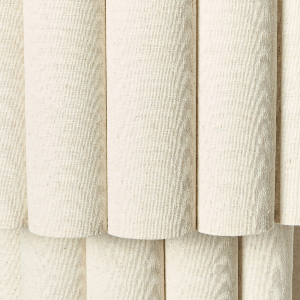 Lampada a sospensione moderna con paralume in tessuto di lino luce soffusa nero opaco beige chiaro