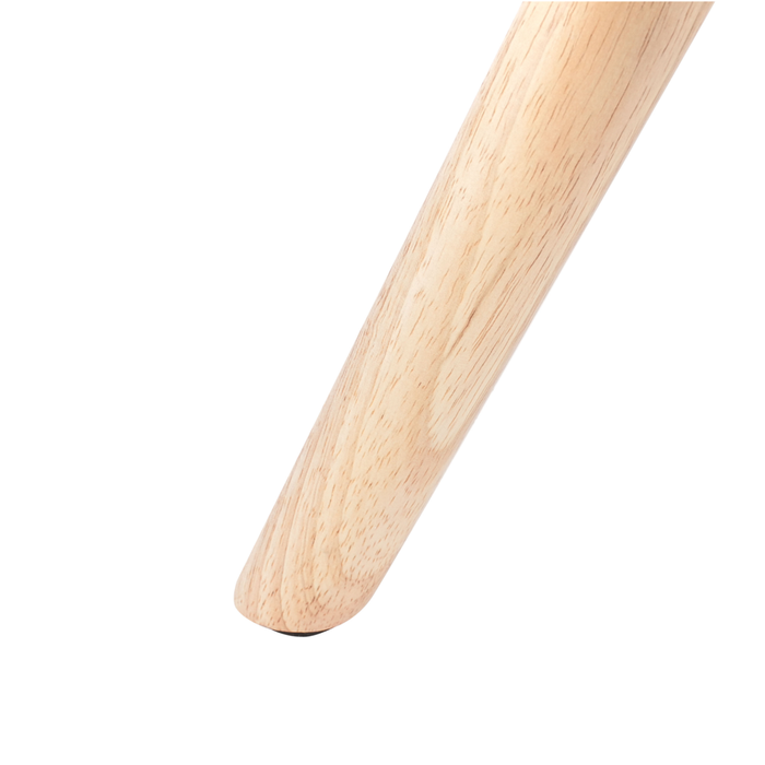 Poltrona per bambini con gambe in legno Rosa pastello cemeretta