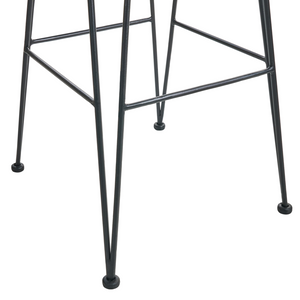 Set di sedie da bar per cucina e sala da pranzo in rattan rustico boho marrone Cassita