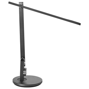 Lampada da tavolo LED per ufficio domestico con braccio regolabile e orientabile dimmer a 10 livelli e timer grigio