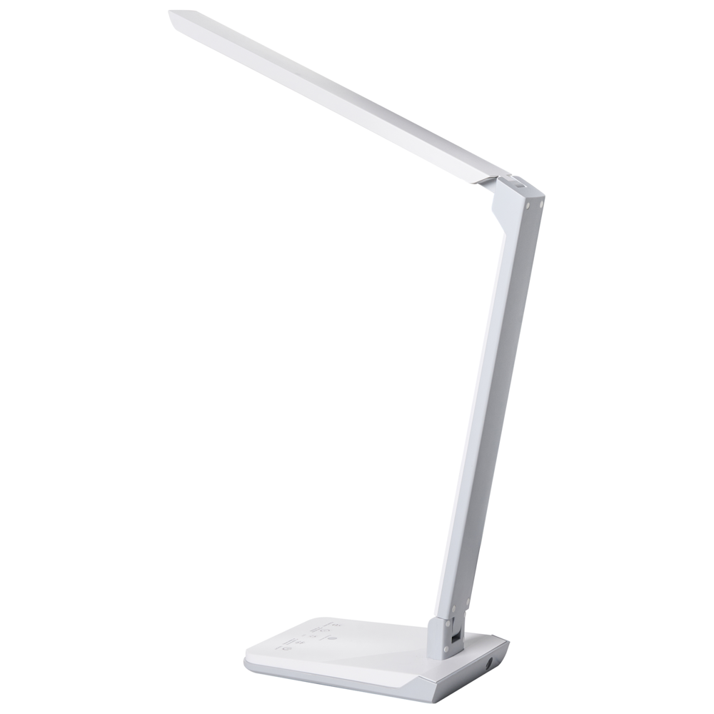 Lampada da scrivania a LED Materiale sintetico bianco Luminosità e colore regolabili Dimmer Casa Ufficio