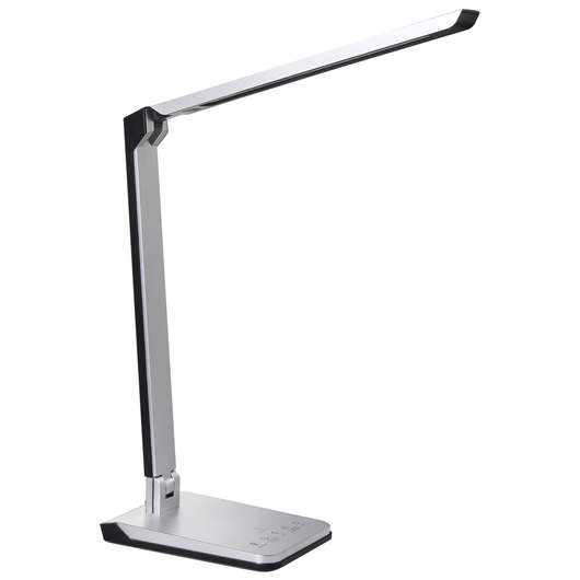 Lampada da scrivania a LED Materiale sintetico argento Luminosità e colore regolabili Dimmer Casa Ufficio