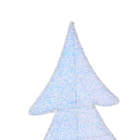 Decorazione natalizia da esterno a LED Albero di Natale 95 cm Decorazione natalizia da giardino Illuminata Bianca