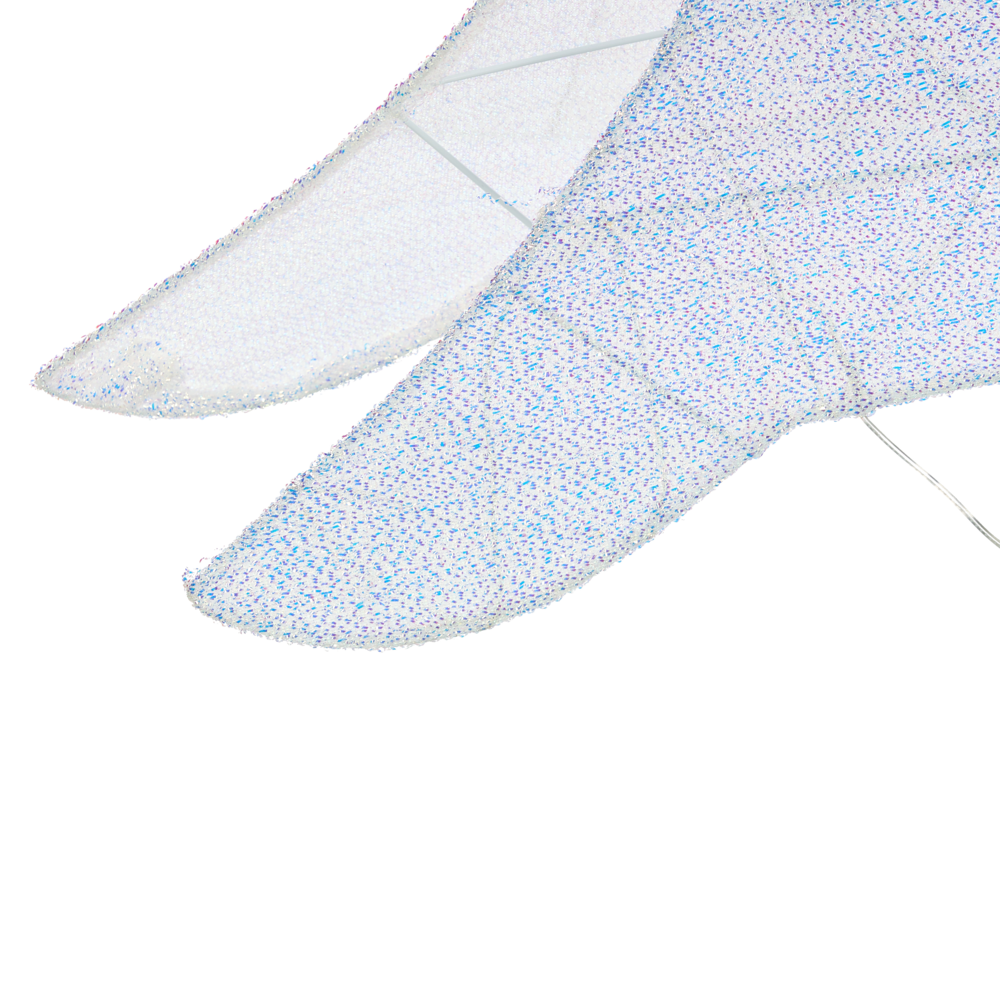 Decorazione natalizia da esterno a LED Albero di Natale 95 cm Decorazione natalizia da giardino Illuminata Bianca