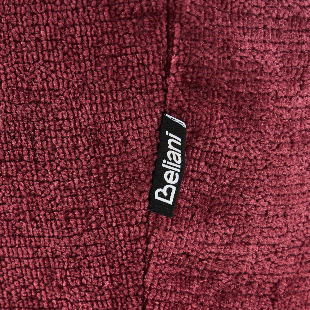 Divano a 2 posti imbottitura in poliestere gambe in legno soggiorno stile moderno bordeaux